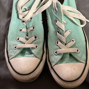 Converse Mint Green Canvas Sneakers